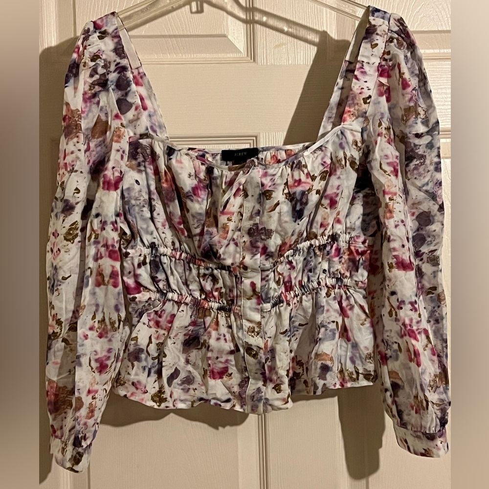 Floral off shoulder blouse